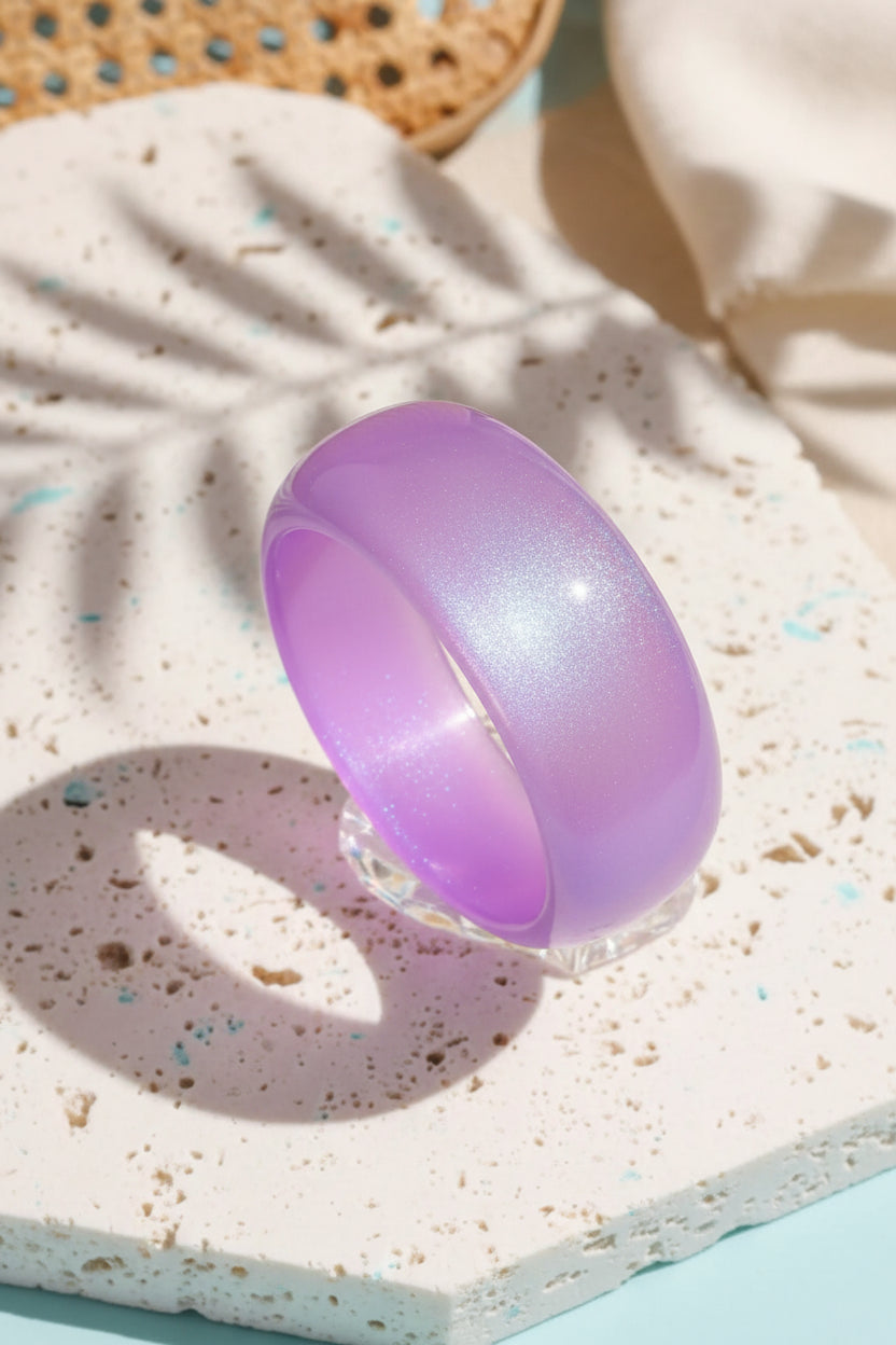 2.52" Diameter: Luster Loop Bangle - 3 colors - Hello Baabs