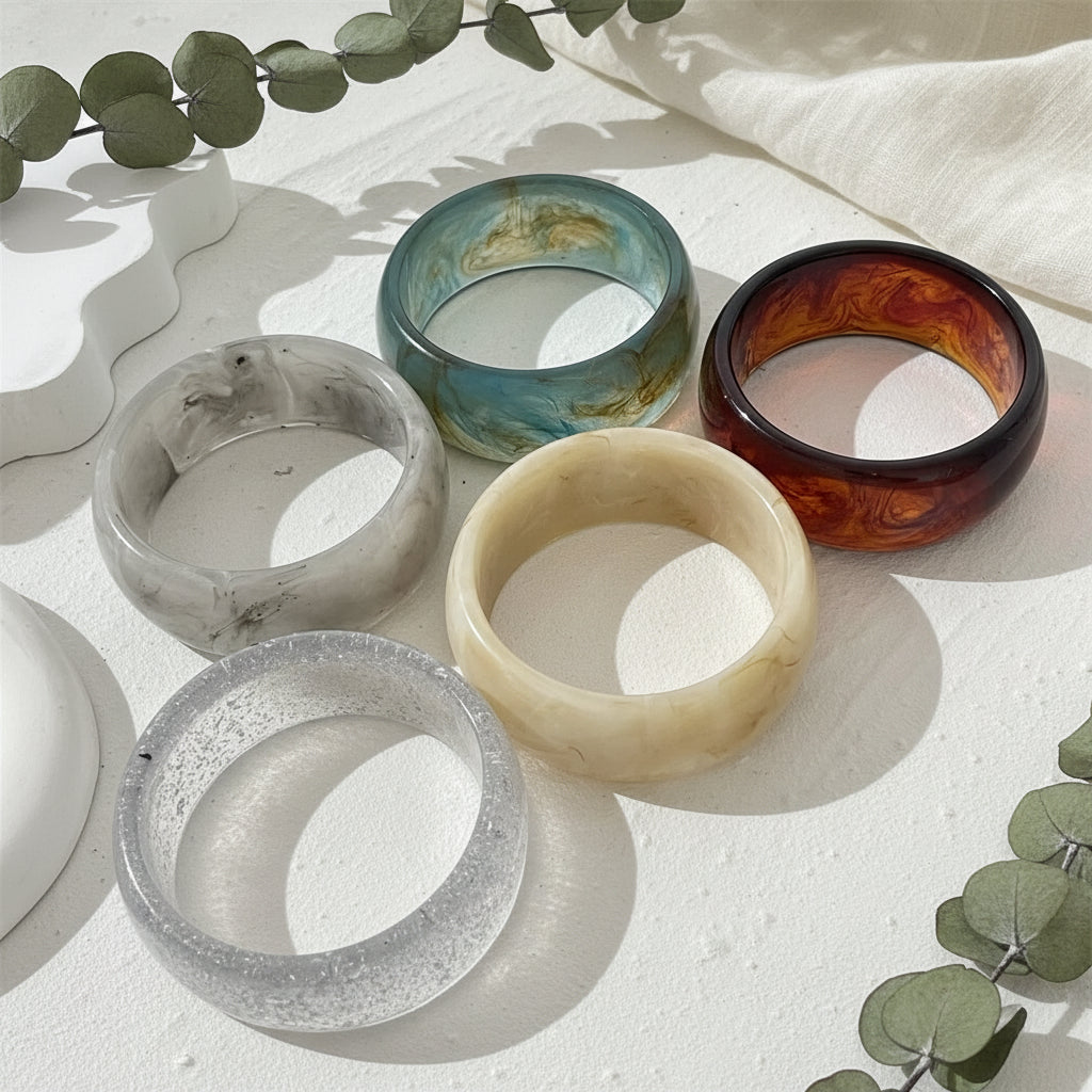 2.55" Diameter: Bold Orbit Bangle - 5 colors - Hello Baabs
