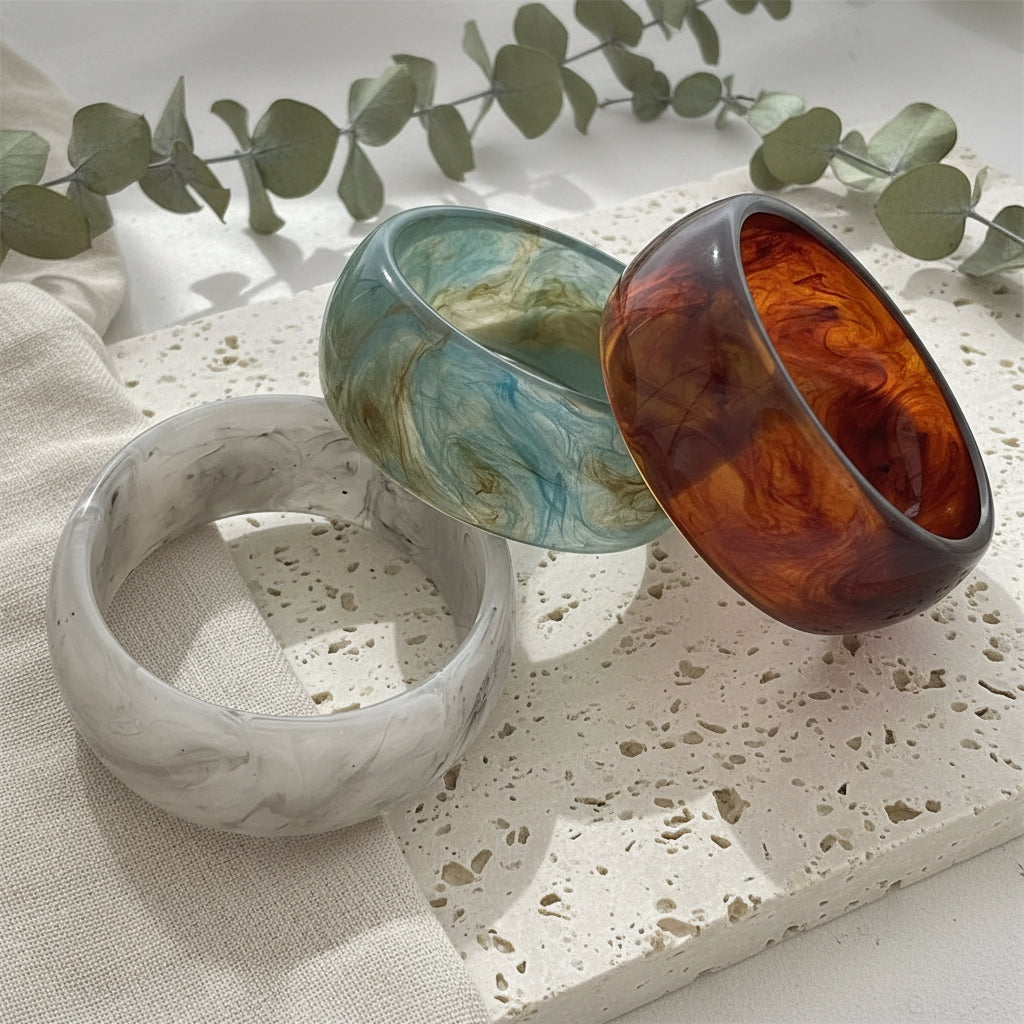 2.55" Diameter: Bold Orbit Bangle - 5 colors - Hello Baabs