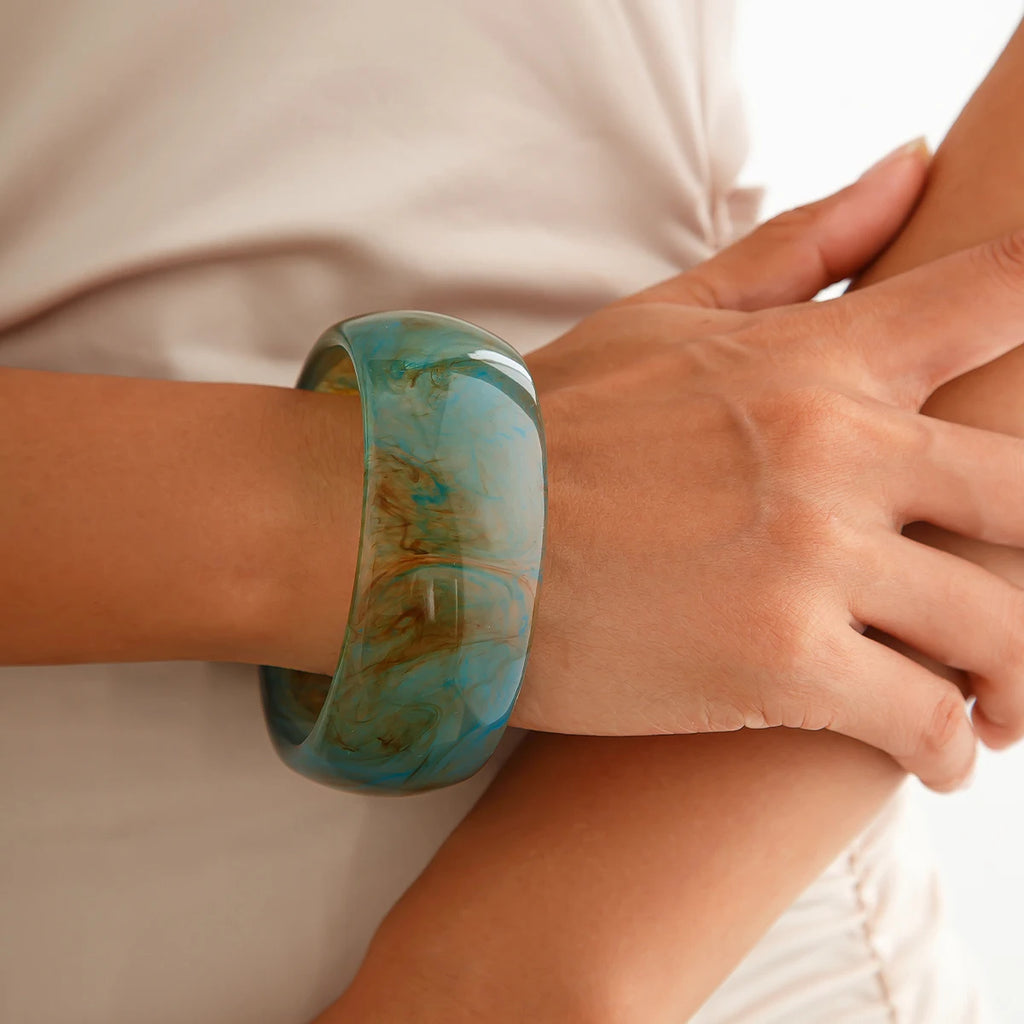 2.55" Diameter: Bold Orbit Bangle - 5 colors - Hello Baabs