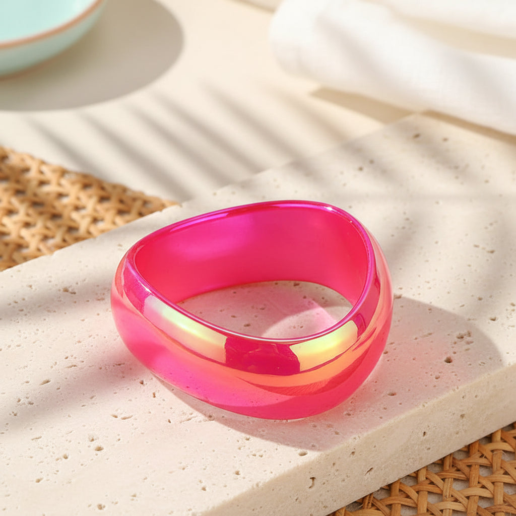 2.55" Diameter: Chaos & Color Bangle - 8 colors - Hello Baabs