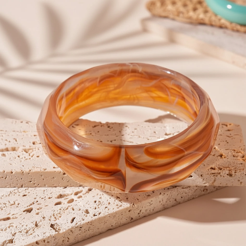 2.55" Diameter: Gypsy Tone Bangle - 5 colors - Hello Baabs