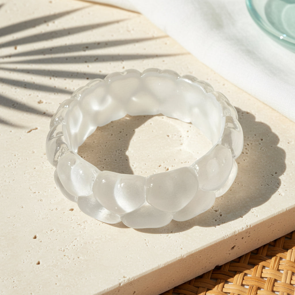 2.55" Diameter: Heart Burst Bangle - 8 colors - Hello Baabs