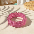 2.55" Diameter: Heart Burst Bangle - 8 colors - Hello Baabs