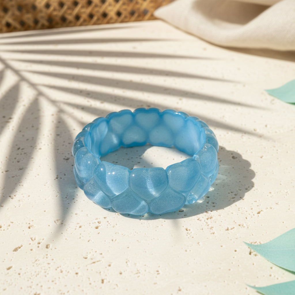 2.55" Diameter: Heart Burst Bangle - 8 colors - Hello Baabs
