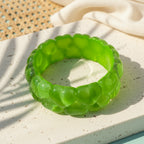 2.55" Diameter: Heart Burst Bangle - 8 colors - Hello Baabs
