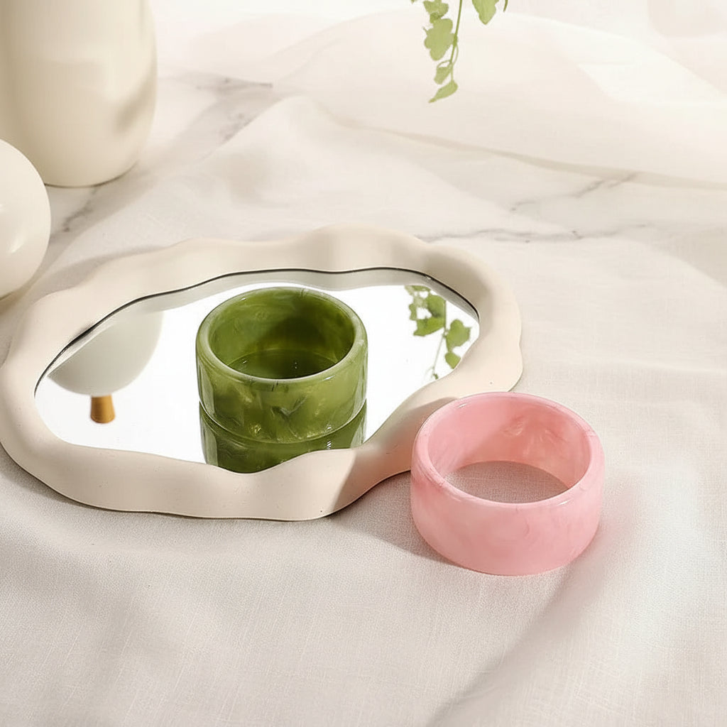 2.55" Diameter: Jade Blush Bangle - 2 colors - Hello Baabs