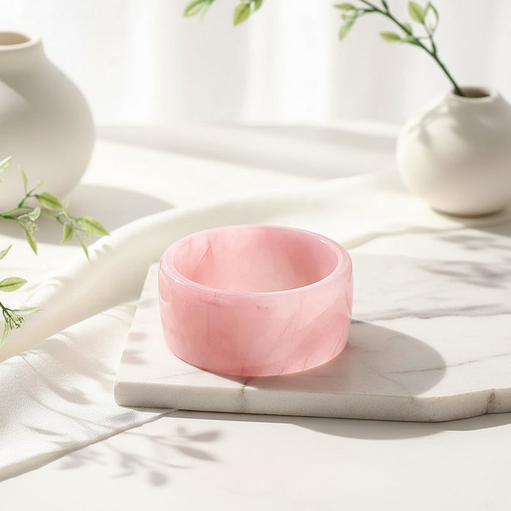 2.55" Diameter: Jade Blush Bangle - 2 colors - Hello Baabs