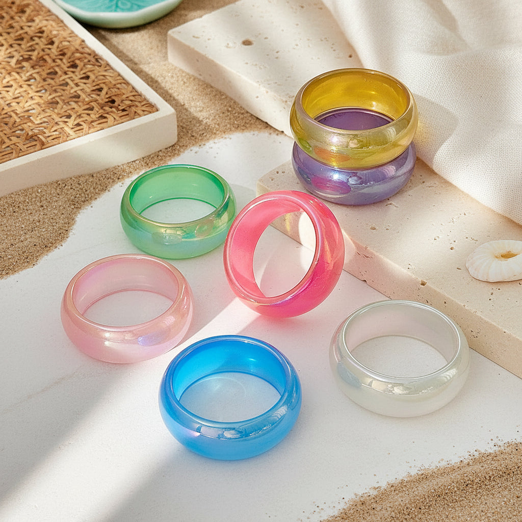 2.55" Diameter: Punk Prism Bangle - 7 colors - Hello Baabs