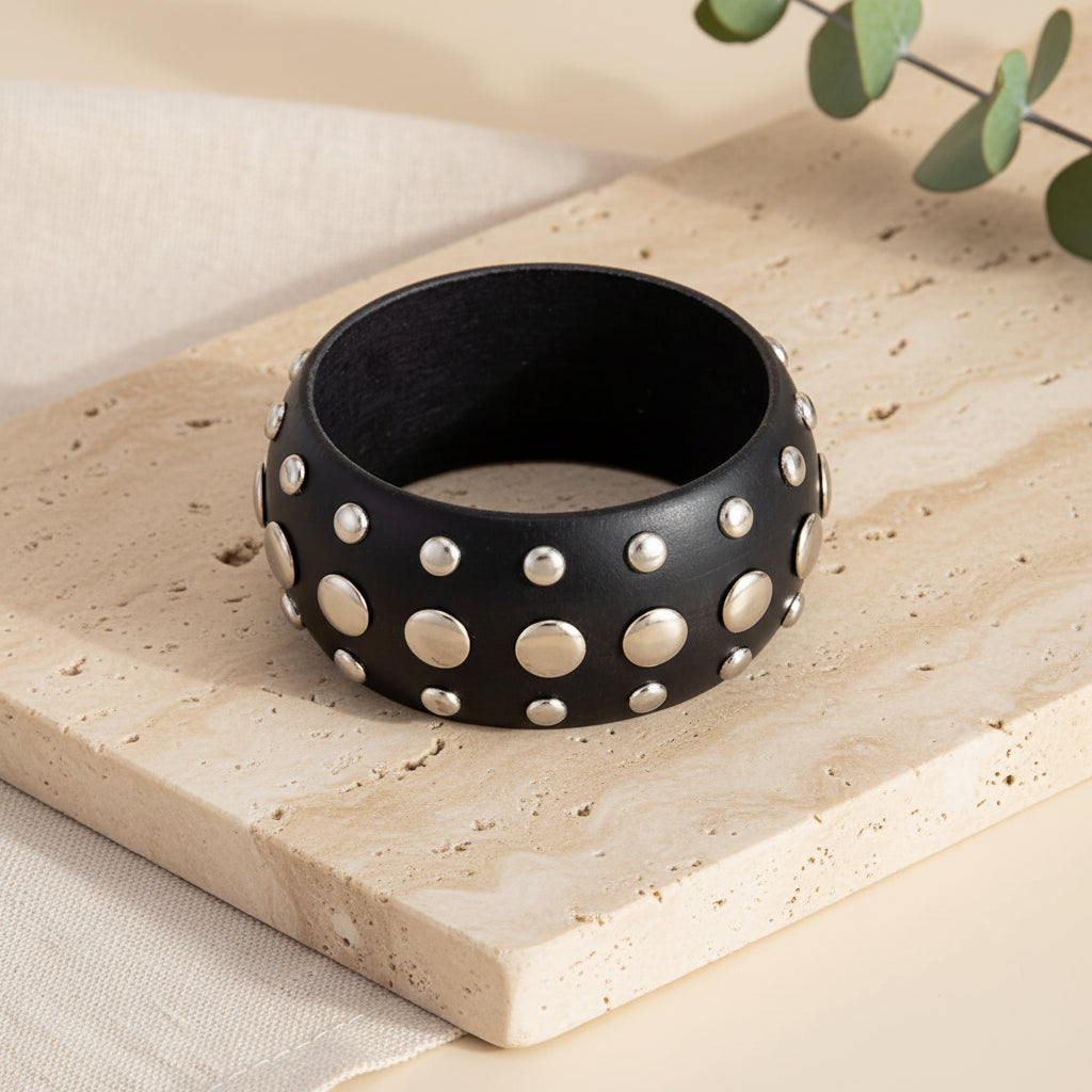 2.55" Diameter: Rebel Vibe Bangle - 3 colors - Hello Baabs