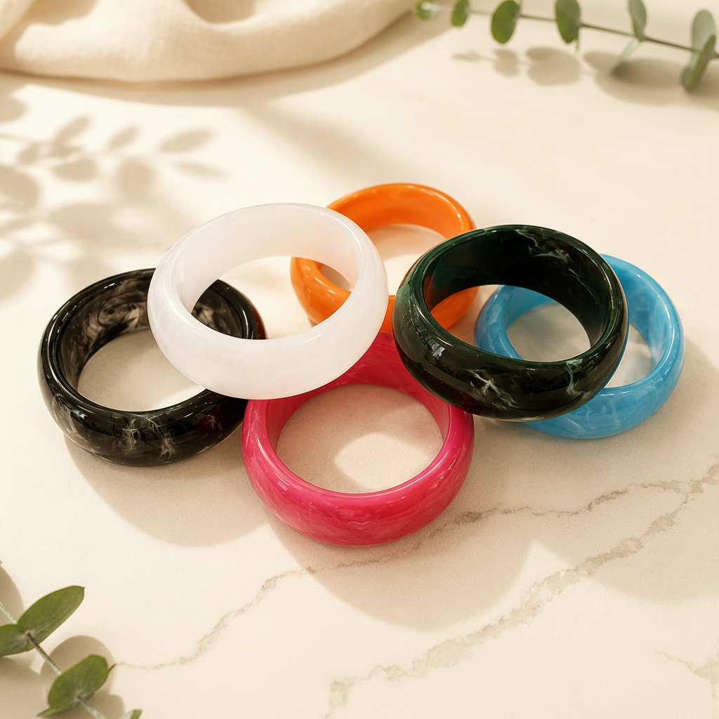 2.55" Diameter: Retro Flair Bangle - 6 colors - Hello Baabs