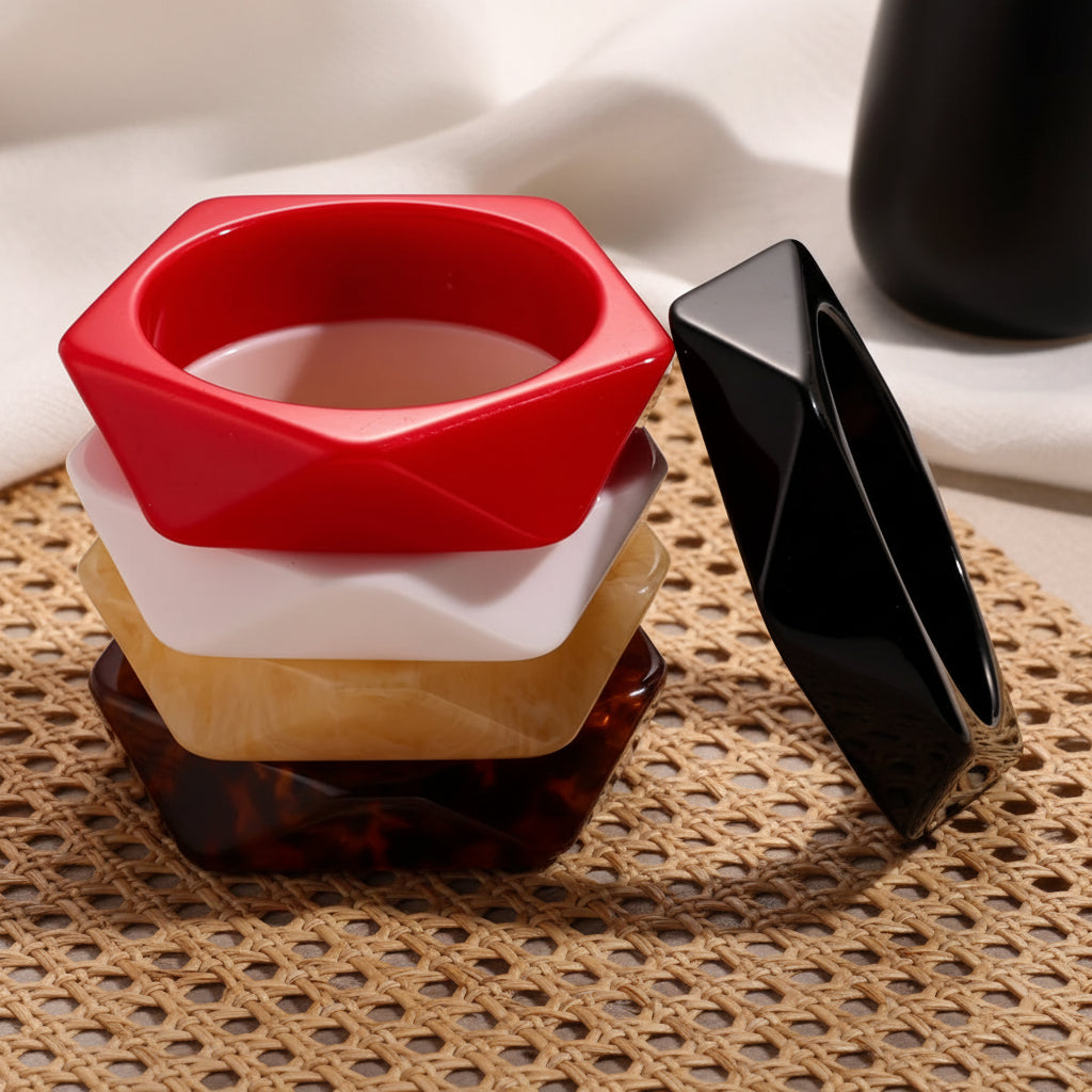 2.55" Diameter: Retro Spin Bangles - 5 colors - Hello Baabs