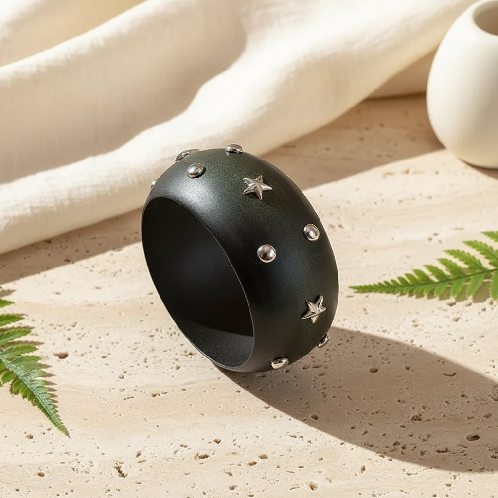 2.55" Diameter: Rustic Riot Bangle - 8 variants - Hello Baabs