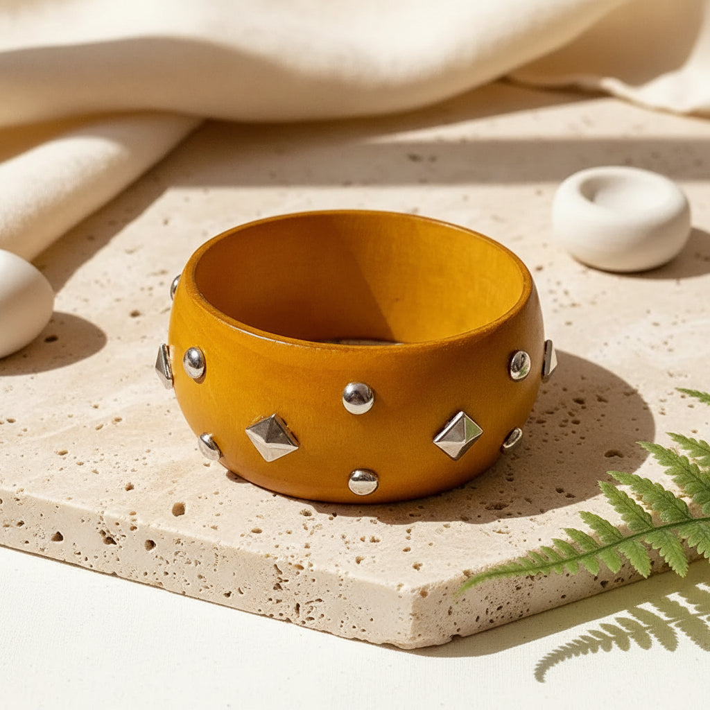 2.55" Diameter: Rustic Riot Bangle - 8 variants - Hello Baabs