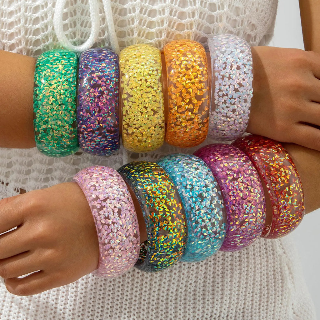 2.55" Diameter: Spark Riot Bangle - 10 colors - Hello Baabs