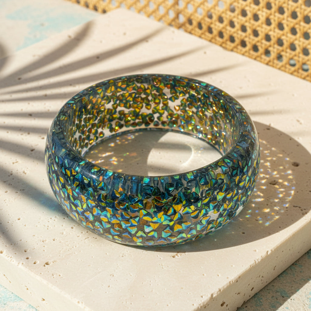 2.55" Diameter: Spark Riot Bangle - 10 colors - Hello Baabs