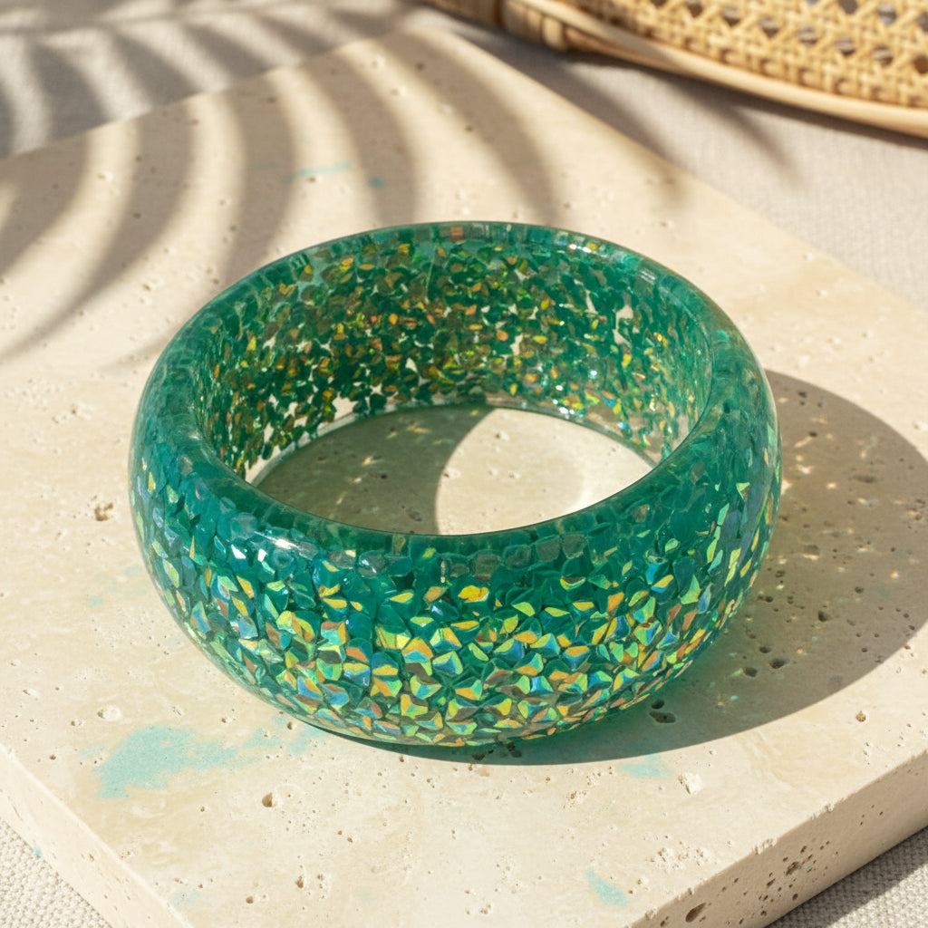 2.55" Diameter: Spark Riot Bangle - 10 colors - Hello Baabs