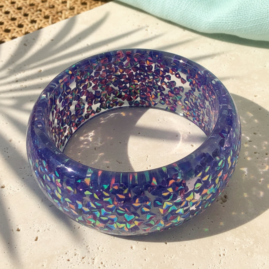 2.55" Diameter: Spark Riot Bangle - 10 colors - Hello Baabs
