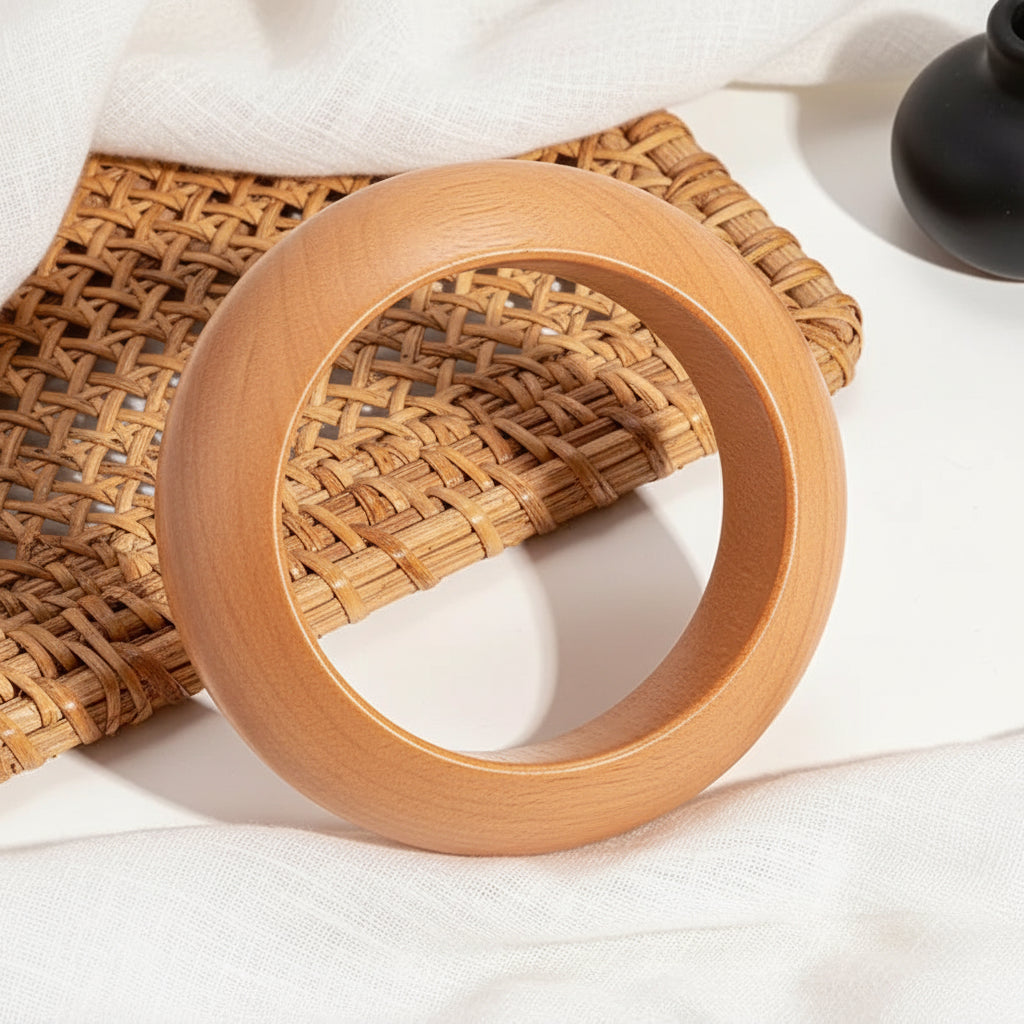 2.55" Diameter: Timber Titan Bangle - 7 variants - Hello Baabs