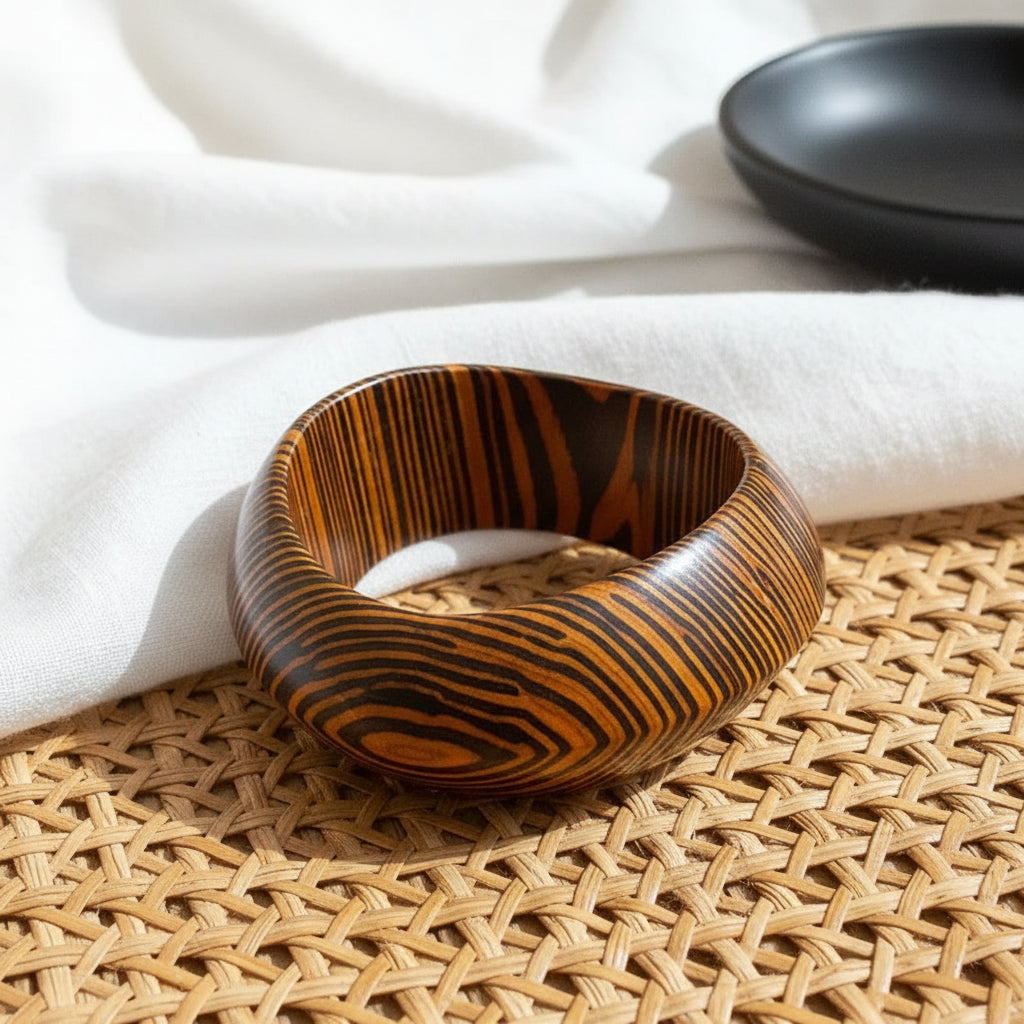 2.55" Diameter: Timber Titan Bangle - 7 variants - Hello Baabs