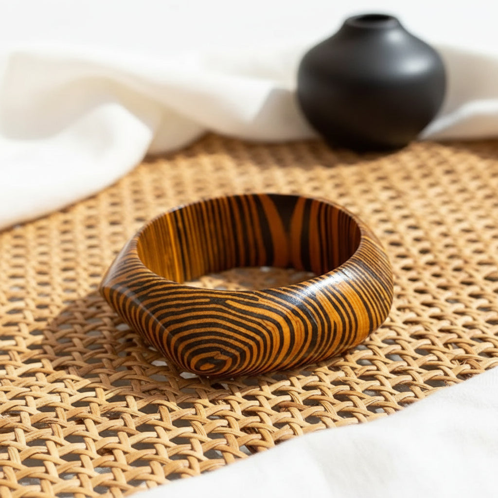 2.55" Diameter: Timber Titan Bangle - 7 variants - Hello Baabs