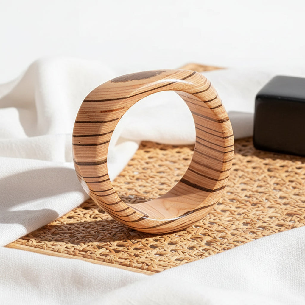 2.55" Diameter: Timber Titan Bangle - 7 variants - Hello Baabs