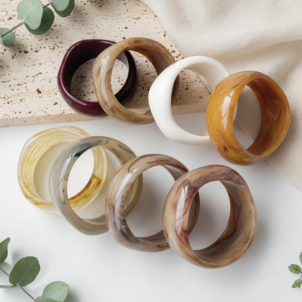 2.56" Diameter: AuraMix Bangles - 8 colors - Hello Baabs