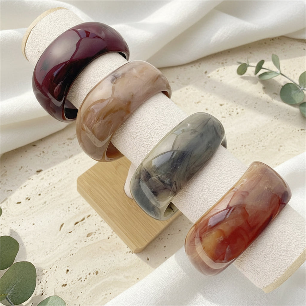 2.56" Diameter: AuraMix Bangles - 8 colors - Hello Baabs