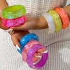 2.56" Diameter: Color Orbit Bangle - 8 colors - Hello Baabs