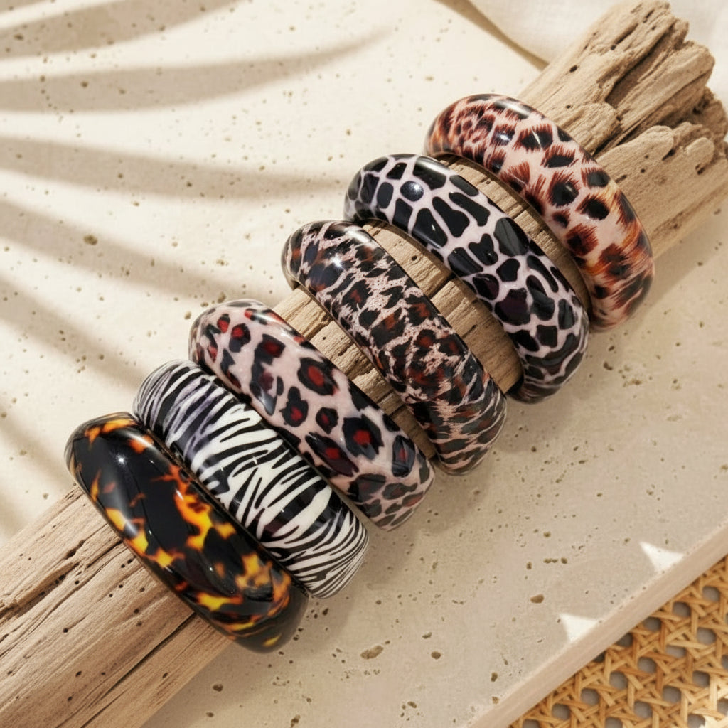 2.56" Diameter: Fierce & Fab Bangle - 6 variants - Hello Baabs