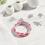 2.60" Diameter: Blush Bloom Bangle - Hello Baabs