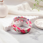 2.60" Diameter: Blush Bloom Bangle - Hello Baabs