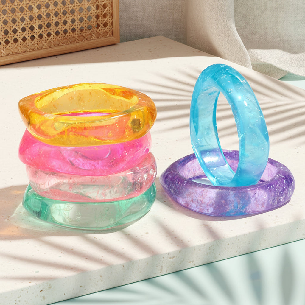 2.60" Diameter: Candy Prism Bangle - 6 colors - Hello Baabs