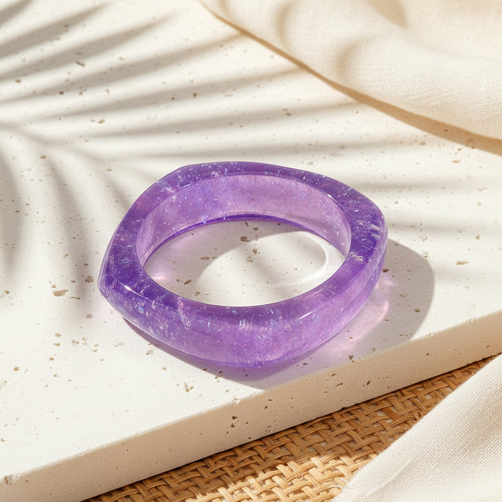 2.60" Diameter: Candy Prism Bangle - 6 colors - Hello Baabs