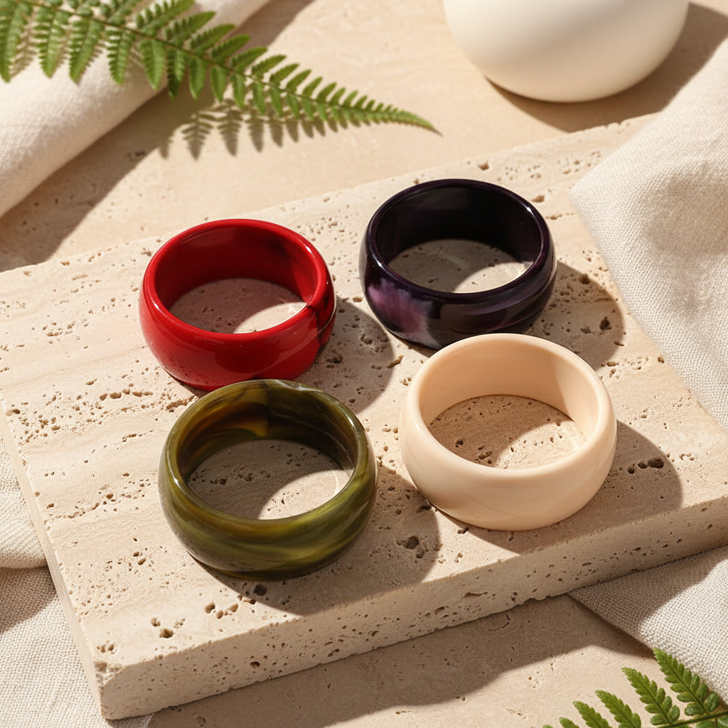 2.60" Diameter: Canvas Color Bangle - 4 colors - Hello Baabs