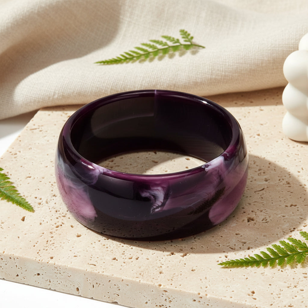 2.60" Diameter: Canvas Color Bangle - 4 colors - Hello Baabs