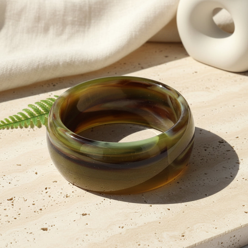 2.60" Diameter: Canvas Color Bangle - 4 colors - Hello Baabs