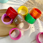 2.60" Diameter: Color Riot Bangle - 7 colors - Hello Baabs