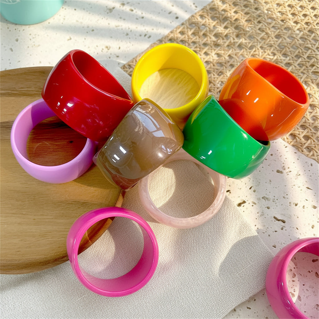 2.60" Diameter: Color Riot Bangle - 7 colors - Hello Baabs