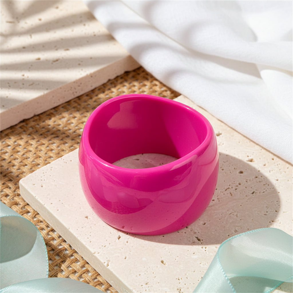 2.60" Diameter: Color Riot Bangle - 7 colors - Hello Baabs
