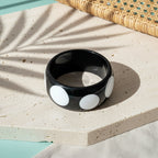 2.60" Diameter: Dotty Diva Resin Bangle - 7 colors - Hello Baabs