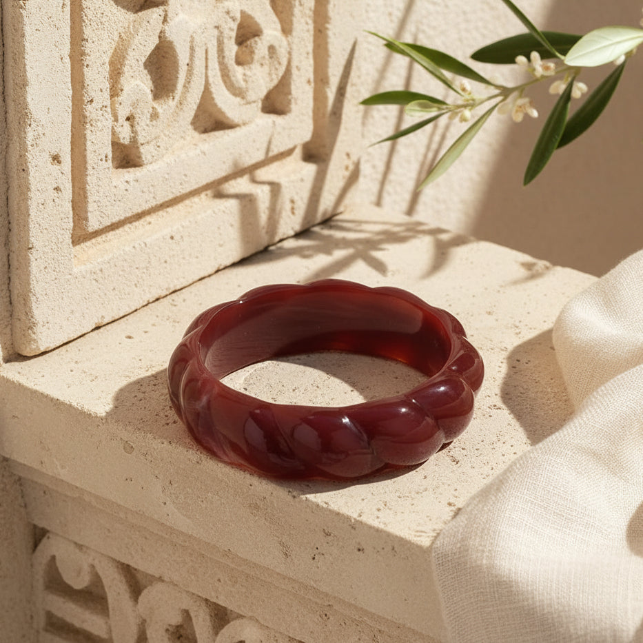 2.60" Diameter: Era Twist Bangle - 5 colors - Hello Baabs