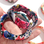 2.60" Diameter: Groovy Garden Bangle - 9 colors - Hello Baabs
