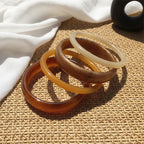 2.60" Diameter: Mingle Marble Stack 4pc Set - 15 colors - Hello Baabs