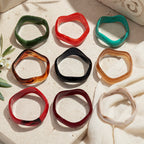 2.60" Diameter: Retro Wave Bangle - 13 colors - Hello Baabs