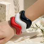 2.60" Diameter: Retro Wave Bangle - 13 colors - Hello Baabs