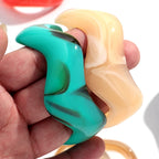 2.60" Diameter: Retro Wave Bangle - 13 colors - Hello Baabs