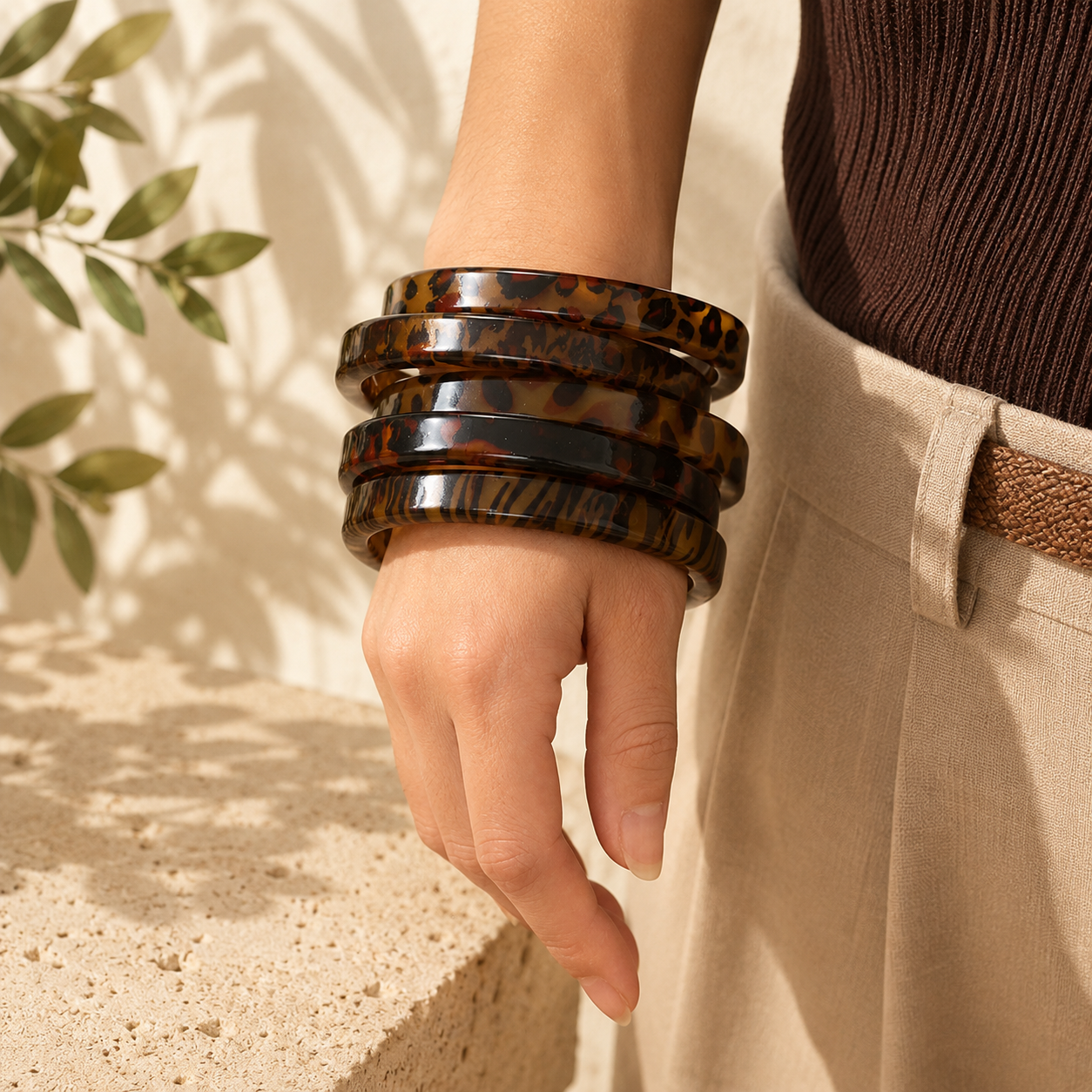 2.60" Diameter: Savage Chic Bangle - 5 variants - Hello Baabs