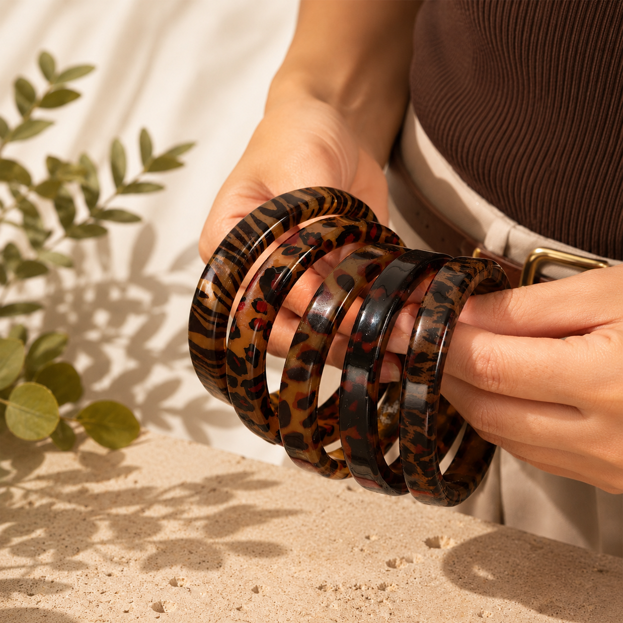 2.60" Diameter: Savage Chic Bangle - 5 variants - Hello Baabs