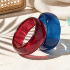 2.60" Diameter: Shimmer Wave Bangle - 9 colors - Hello Baabs